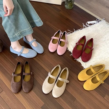 Xajzpa Summer Shoes Ladies 2025 Fashion Women's Female Footwear Round Toe Shallow Mouth Ballet Flats Casual Sneaker Modis Dress Boat